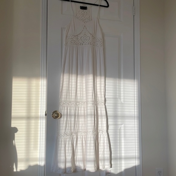 NWT - ASOS White Crochet Midi Dress - Picture 5 of 13